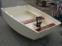 The finished dinghy