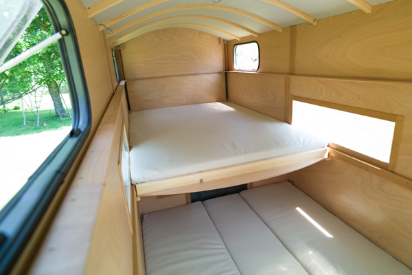 four berth two double bunks