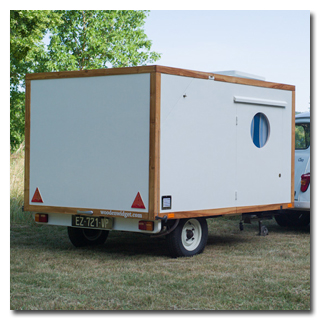Slidabox expanding caravan